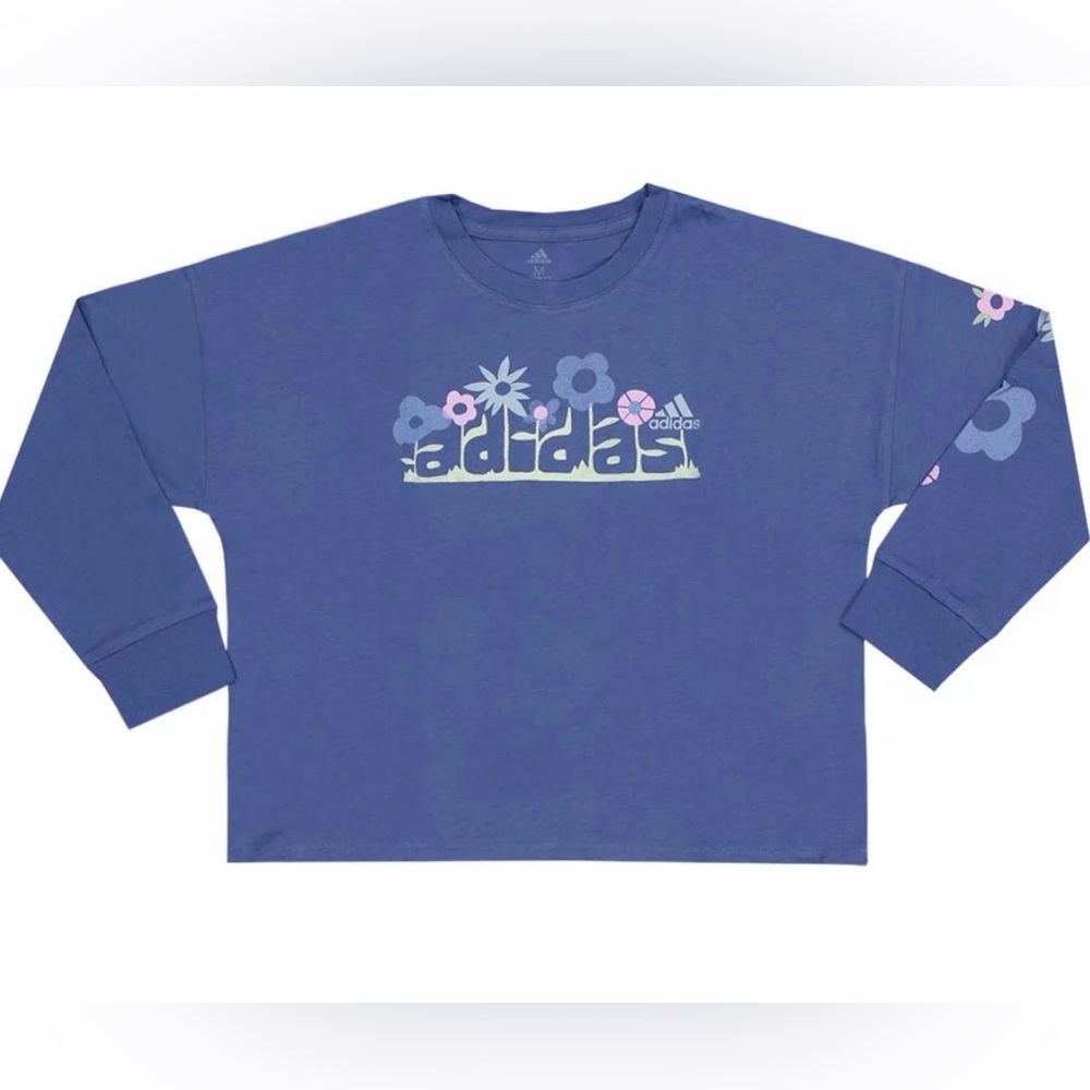 Adidas Girls Long Sleeve Tee